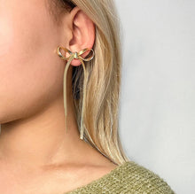 Load image into Gallery viewer, Tassel Bow Earrings
